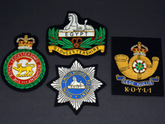 Mixed Regimental Wire Blazer Badges